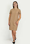 Літня сукня міді Finn Flare FSC110214-722 світло-коричнева S, фото 2
