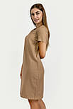 Літня сукня міді Finn Flare FSC110214-722 світло-коричнева S, фото 4