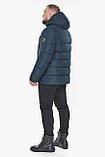 Зимова чоловіча високоякісна курточка колір темно-синій модель 63619 56 (3XL), фото 7