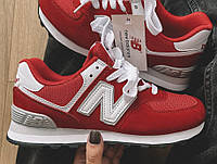 Женские кроссовки New Balance 574 Red