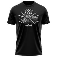 Футболка WORLD OF TANKS Sabaton Limited Edition Tank logo (ВоТ Сабатон) S чорний