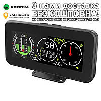 M60 с компасом инклинометром часами Автомобильный GPS MR Черный