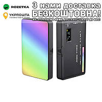 W140 RGB CRI95 2500K-9000K Светодиодная лампа для видеосъемки Черный