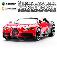 Bugatti 1:32 металлическая Модель гоночного автомобиля Красный