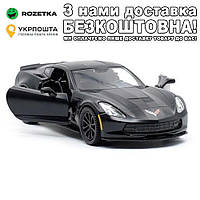 1:36 металлическая Corvette zr1 Модель автомобиля