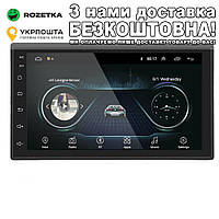 Podofo 7089C 2DIN HD сенсорный дисплей Bluetooth GPS Wi-Fi Мультимедийная автомобильная система Черный