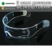 Світлодіодні окуляри EL 7 кольорів Светодиодные очки Багатокольоровий