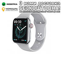 HW22 для Android и iOS Bluetooth 5.2 + металлический ремешок Смарт-часы Серебристый