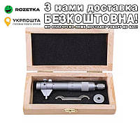 Мікрометр для внутрішніх вимірювань 5-30 мм; ± 0,010 мм. нутромер ноніусний Дерев'яна коробка Сріблястий