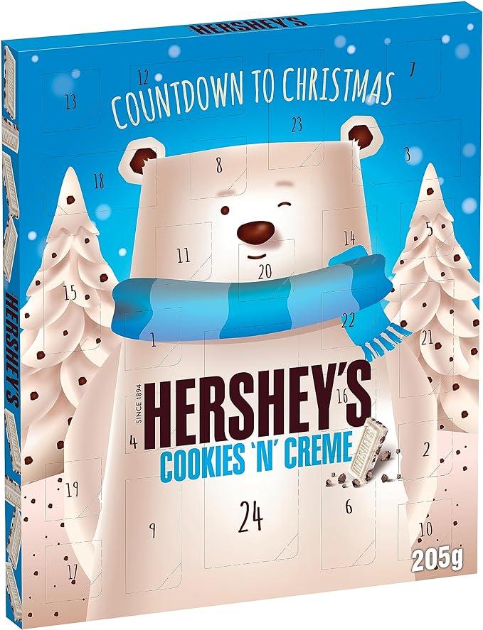 Адвент Календар з білим шоколадом Hershey's Cookies 'N' Creme Advent