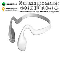 Беспроводная спортивная с костной проводимостью звука Гарнитура Bluetooth Белый