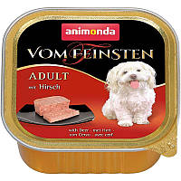 Вологий корм для дорослих собак Animonda Vom Feinsten Adult оленіна 150 г (4017721829793)
