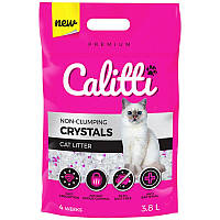 Наповнювач туалету для котів Calitti Crystals 3.8 л силікагелевий (5907222223253)