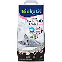 Наповнювач туалету для котів Biokat's Diamond Care Fresh 10 л бентонітовий (4002064613284)