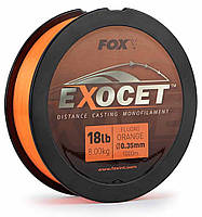 Леска монофильная FOX Exocet Fluoro Orange Mono, 1 км 0,30 мм
