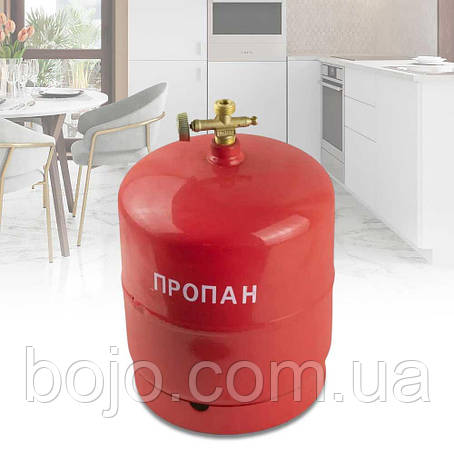 Газовий балон без пальника 12 л, Червоний, фото 1