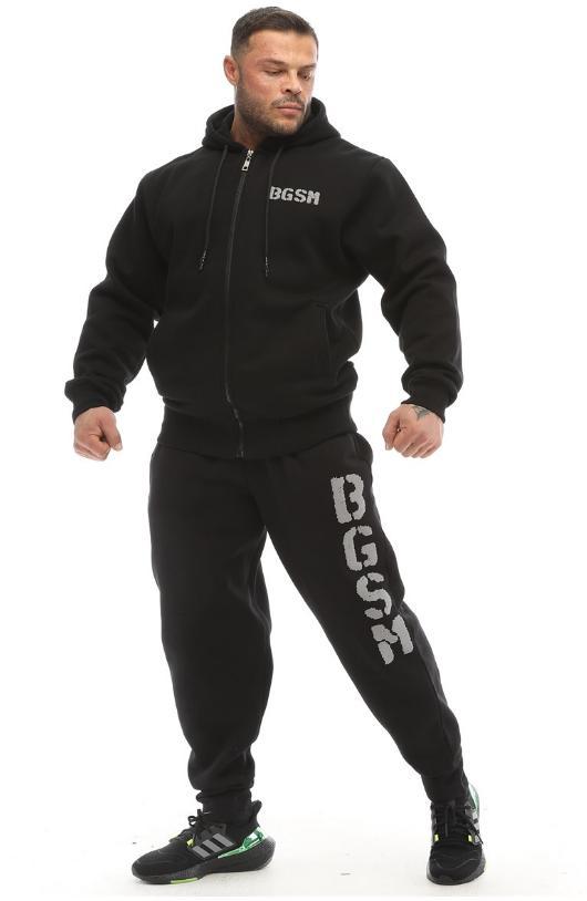Спортивний костюм теплий Big Sam 103639 чорнийі розміри S-XXXL
