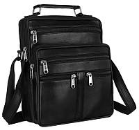 Кожаная мужская наплечная сумка планшетка Lorenti Nia-mart