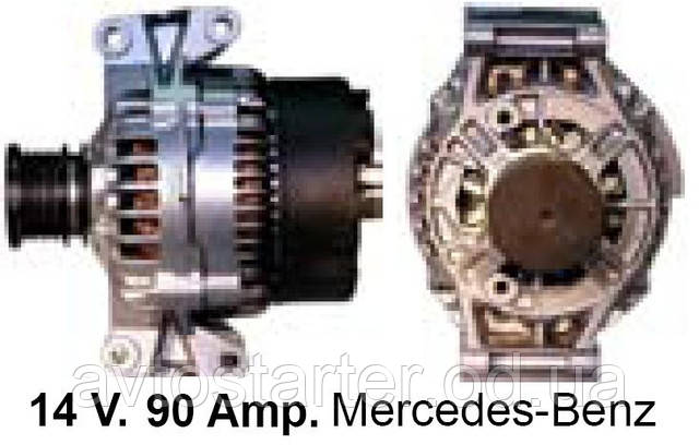 Генератор BOSCH MERCEDES 108, 110, 112, 200, 208, 211, 216, 308, 311, 313, 316, 411, 413, 416, VITO, SPRINTER