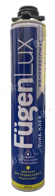 Клей-піна професійна 900 мл, Fugenlux (всесесезонна однокомпонентна поліуретанова), фото 1