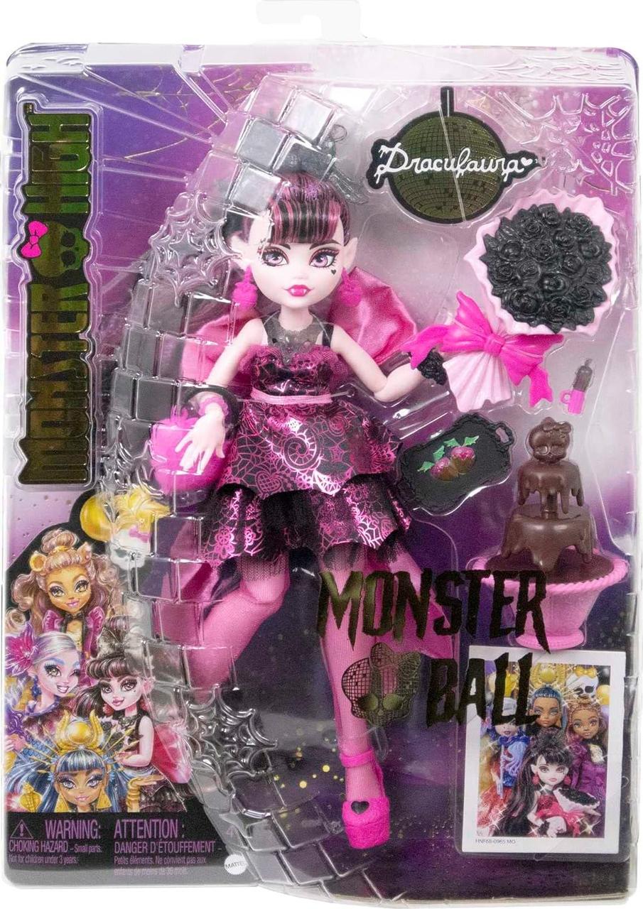 Лялька Mattel Монстер Хай Дракулаура Monster High Draculaura Doll in Monster Ball Party HNF68
