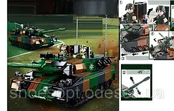 Конструктор Военный танк 766 деталей, 2 фигурки