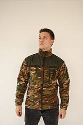 Флісова кофта БАТАЛ 3ХЛ 4ХЛ 5ХЛ (фліс середньої щільності та плащівка) МУЛЬТИКАМ