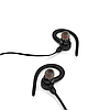 Вакуумні Bluetooth навушники MDR A620BL+BT AWEI, 90 дБ, з мікрофоном, Чорні / Навушники ведучі для спорту, фото 4