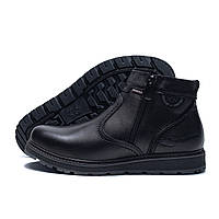 Мужские кожаные зимние ботинки Kristan City Traffic Black