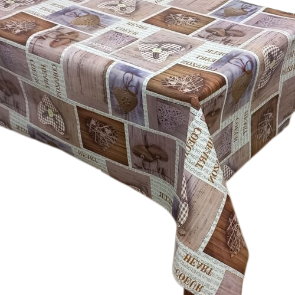 Скатертина відрізна ПВХ на нетканій основі, ОПТ та роздрібний продаж зі складу від 1 м, фото 1