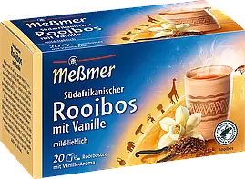 Південноафриканський ройбуш з ваніллю Meßmer Rooibostee mit Vanille (20 пакетиків), 35 г