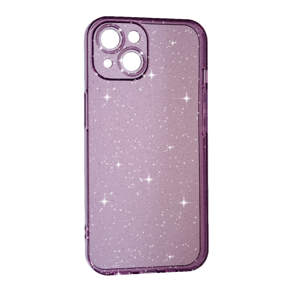 Силікон Clear Shine Apple iPhone 15 Plus, Violet, фото 1