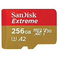 Карта памяти SanDisk microSD 256GB C10 UHS-I U3 Extreme V30
