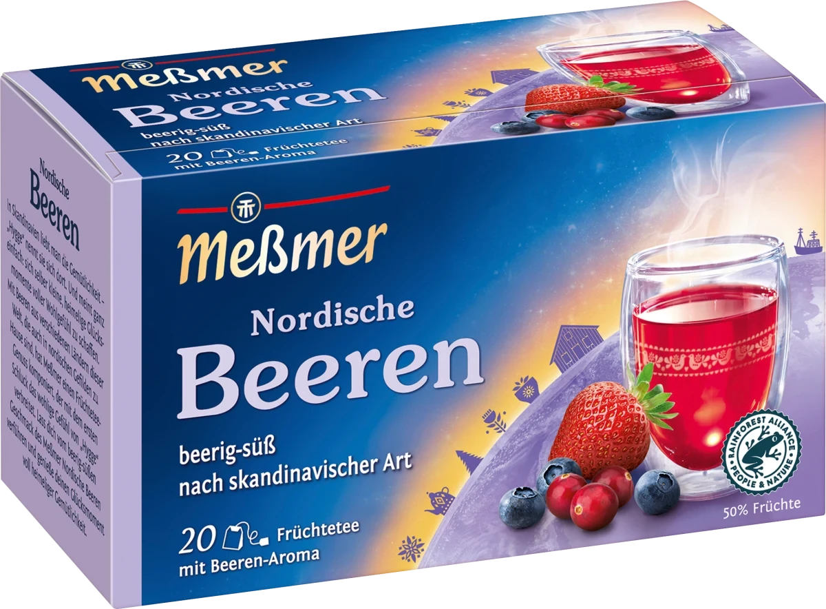 Фруктовий чай Meßmer Früchtetee Nordische Beeren (20 пакетиків), 50 г