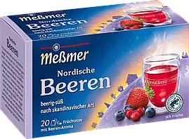 Фруктовий чай Meßmer Früchtetee Nordische Beeren (20 пакетиків), 50 г