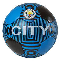 М'яч футбольний Grippy Manchester City, синій/блакитний