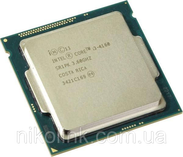 Процесор Intel Core i3-4160 3.6 GHz / 5 GT / s / 3 MB, s1150 (BX80646I34160), Tray, б/у