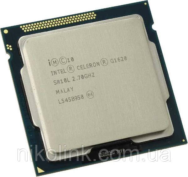 Процесор Intel Celeron G1620 2.7 GHz / 5 GT / s / 2 MB, s1155 (BX80637G1620), Tray, б/у