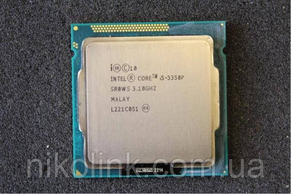 Процесор Intel Core i5-3350P 3.10 GHz / 5.0 GT / s / 6 MB, s1155 (BX80637I53350P), Tray, б/у