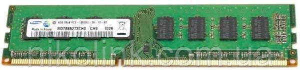 Пам'ять Samsung DDR3 4GB PC3-10600U (1333Mhz) (M378B5273DH0-CH9)(8x2), б/у