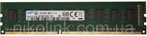 Пам'ять Samsung DDR3 4GB PC3L-12800U (1600Mhz) (M378B5173EB0-YK0)(8x1), б/у