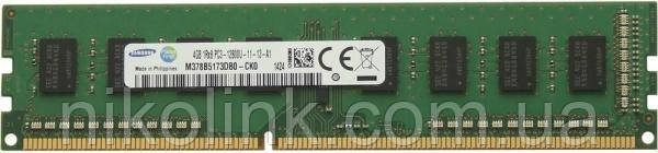 Пам'ять Samsung DDR3 4GB PC3-12800U (1600Mhz) (M378B5173DB0-CK0)(8x1) — Б/У