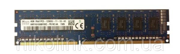 Пам'ять Hynix DDR3 4GB PC3L-12800U (1600Mhz) (HMT451U6BFR8A-PB)(8x1) — Б/У