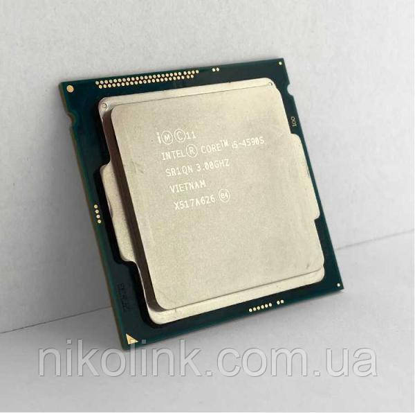Процесор Intel Core i5-4590S 3.00 GHz / 5 GT / s / 6 MB, s1150 (BX80646I54590S), Tray, б/у