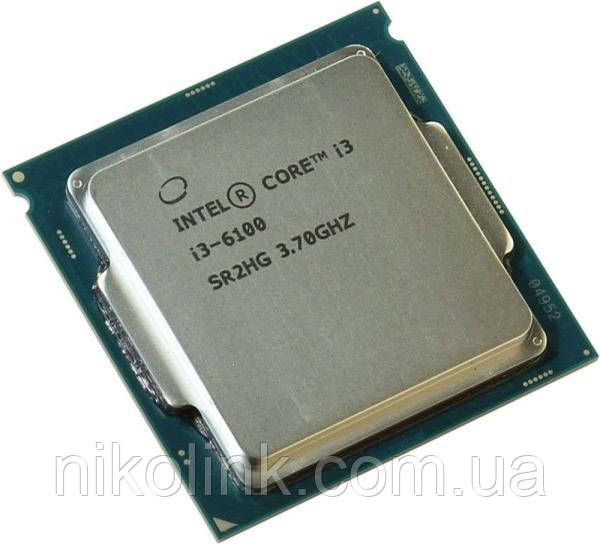 Процессор Intel Core i3-6100 3.7GHz/8GT/s/3MB, s1151 (BX80662I36100), Tray, б/у