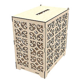 Скриня для конвертів, Весільна скарбниця 140х220х234мм