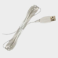 Кабель USB для запайки, 3м, прозрачный