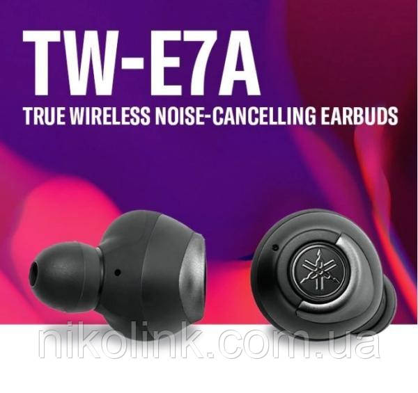 Навушники Yamaha TW-E7A Black TWS, фото 1
