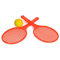 Ігровий набір для гри в теніс ТехноК 0373TXK (Жовтогарячий)