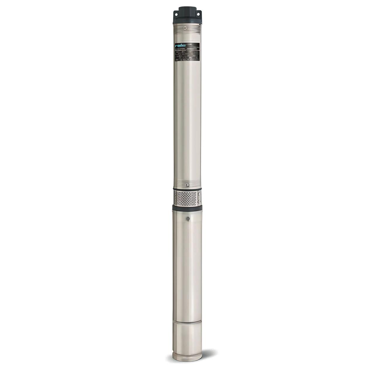 Свердловинний насос 4FRESH 2-135-1,5 (кабель 2м, муфта) "rudes" потужність 2200 Вт,мах.напір 182 м,Qmax 4